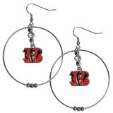 Cincinnati Bengals 2 Inch Hoop Earrings - Siskiyou Buckle - Flyclothing LLC