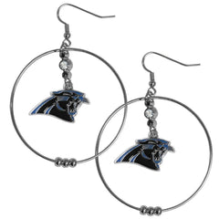 Carolina Panthers 2 Inch Hoop Earrings - Siskiyou Buckle