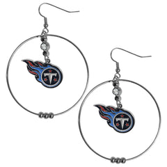 Tennessee Titans 2 Inch Hoop Earrings - Flyclothing LLC
