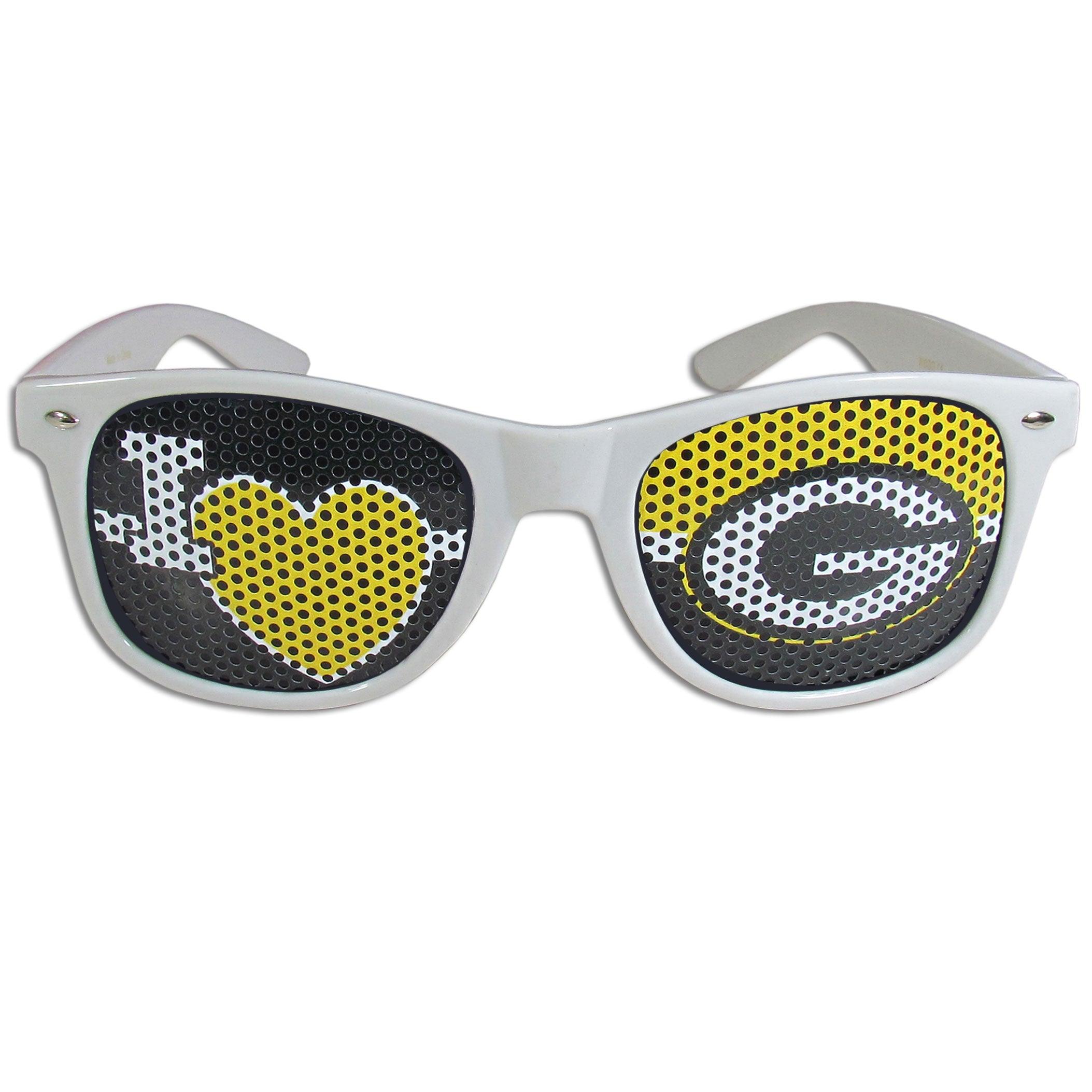 Green Bay Packers I Heart Game Day Shades - Flyclothing LLC