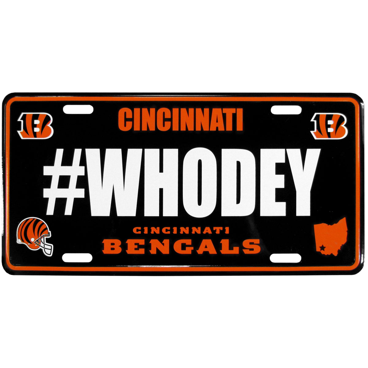 Cincinnati Bengals Hashtag License Plate - Flyclothing LLC
