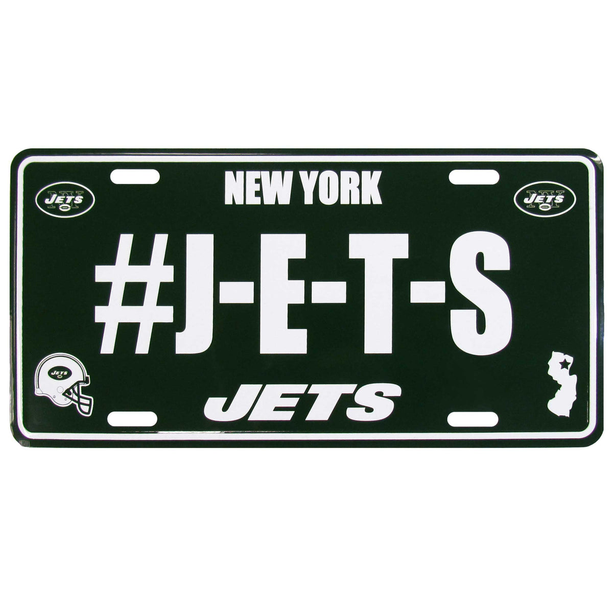 New York Jets Hashtag License Plate - Flyclothing LLC
