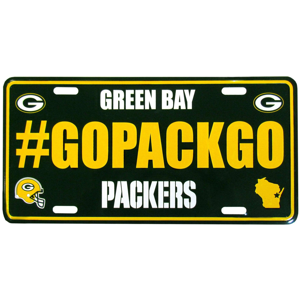 Green Bay Packers Hashtag License Plate - Flyclothing LLC