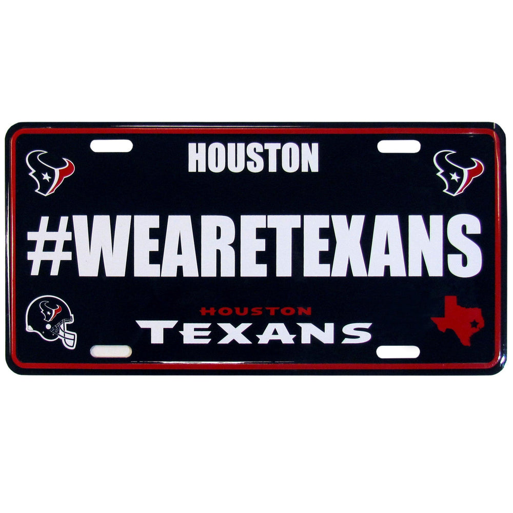 Houston Texans Hashtag License Plate - Siskiyou Buckle
