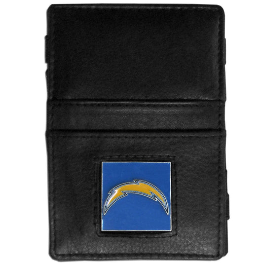 Los Angeles Chargers Leather Jacob's Ladder Wallet - Siskiyou Buckle
