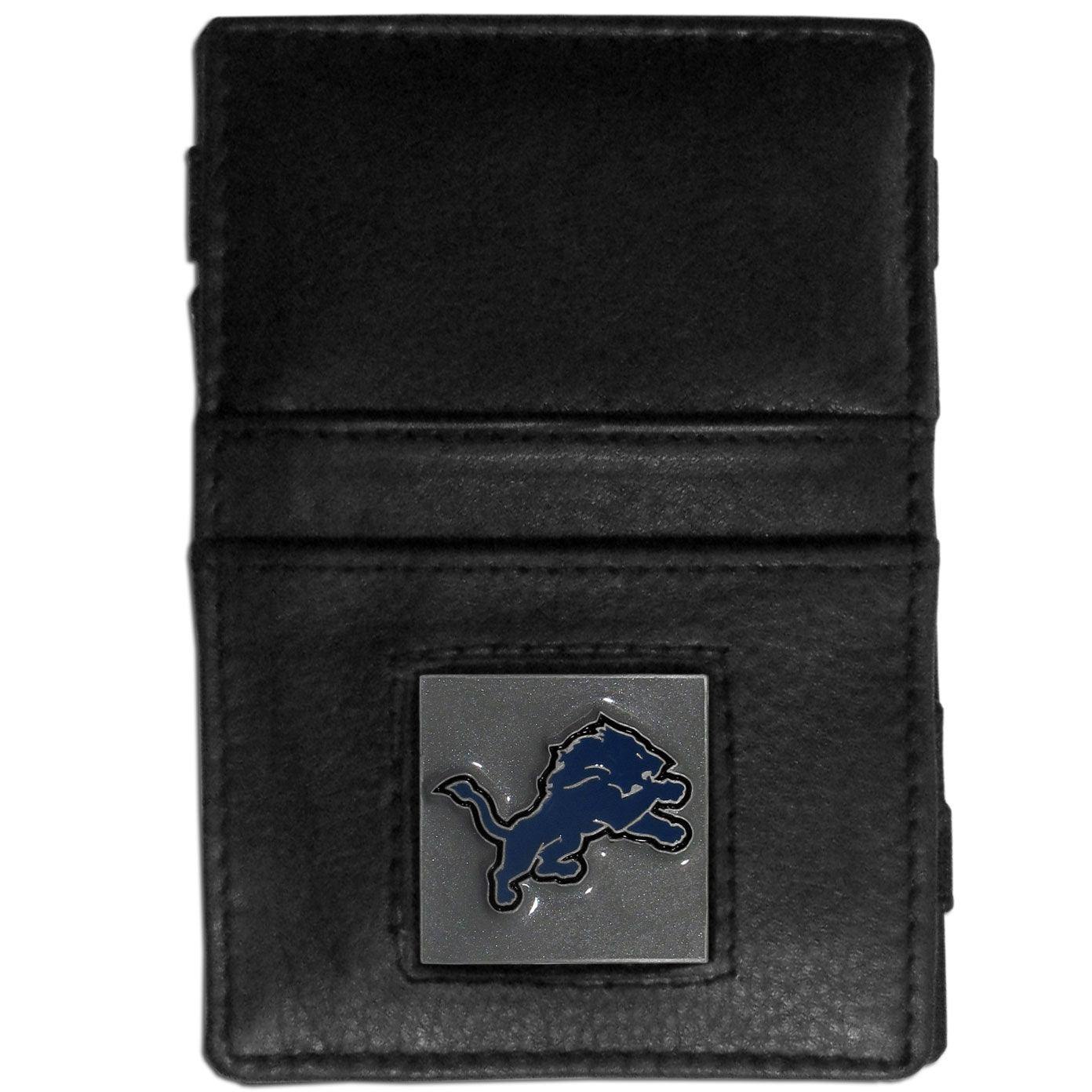 Detroit Lions Leather Jacob's Ladder Wallet - Siskiyou Buckle