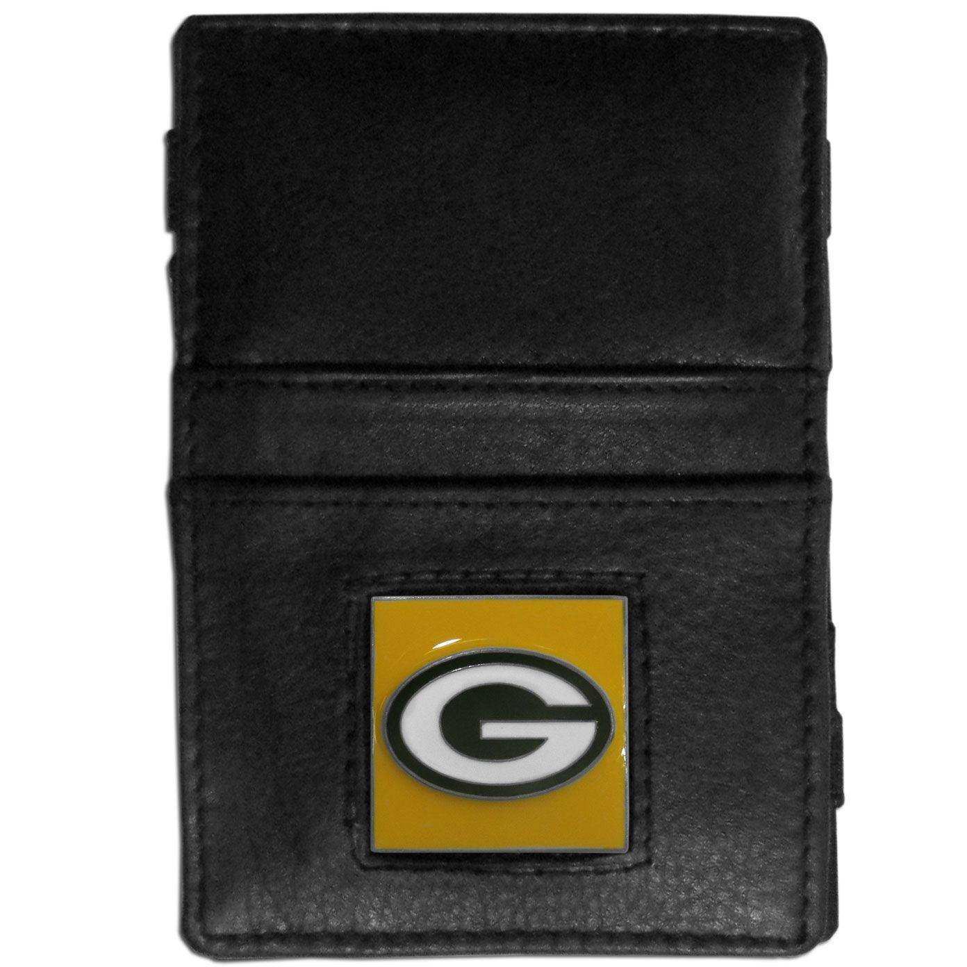Green Bay Packers Leather Jacob's Ladder Wallet - Siskiyou Buckle - Flyclothing LLC