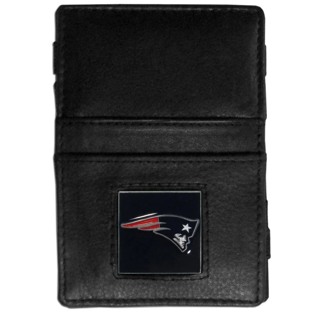 New England Patriots Leather Jacob's Ladder Wallet - Siskiyou Buckle