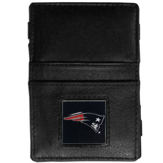 New England Patriots Leather Jacob's Ladder Wallet - Siskiyou Buckle
