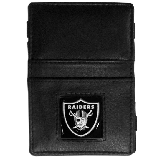 Las Vegas Raiders Leather Jacob's Ladder Wallet - Siskiyou Buckle