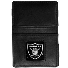Las Vegas Raiders Leather Jacob's Ladder Wallet - Siskiyou Buckle
