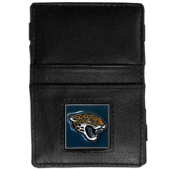 Jacksonville Jaguars Leather Jacob's Ladder Wallet - Siskiyou Buckle