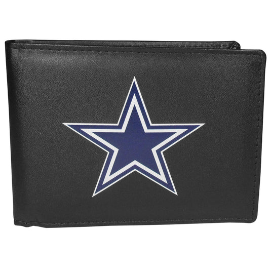 Dallas Cowboys Leather Bi-fold Wallet, Large Logo - Flyclothing LLC