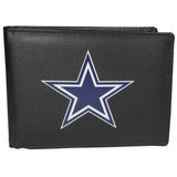 Dallas Cowboys Leather Bi-fold Wallet, Large Logo - Siskiyou Buckle
