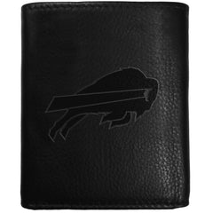 Buffalo Bills Embossed Leather Tri-fold Wallet - Flyclothing LLC