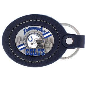 Leather Keychain - Indianapolis Colts - Flyclothing LLC