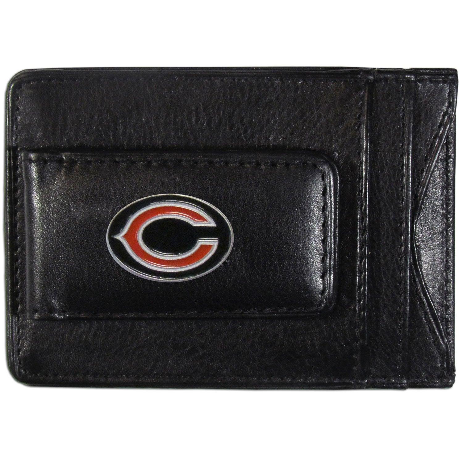 Chicago Bears Leather Cash & Cardholder - Flyclothing LLC