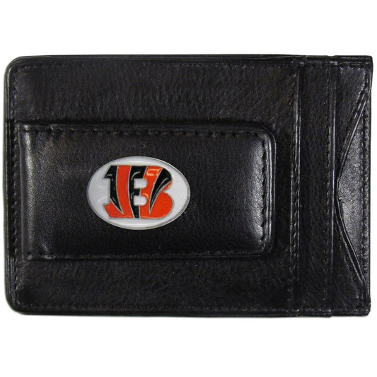 Cincinnati Bengals Leather Cash & Cardholder - Siskiyou Buckle