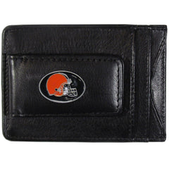 Cleveland Browns Leather Cash & Cardholder - Siskiyou Buckle
