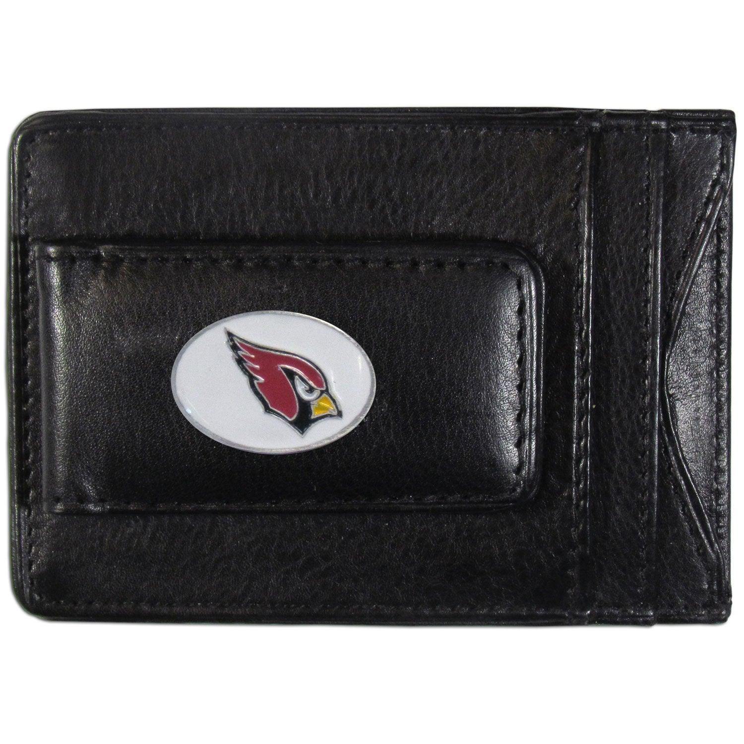 Arizona Cardinals Leather Cash & Cardholder - Siskiyou Buckle