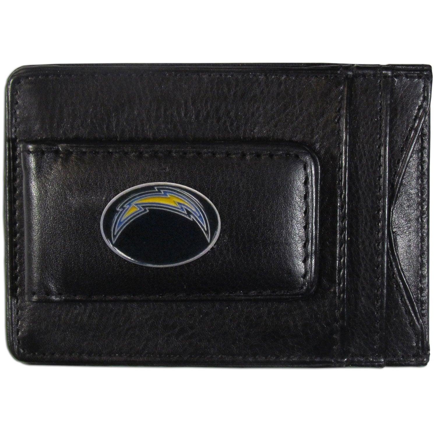 Los Angeles Chargers Leather Cash & Cardholder - Siskiyou Buckle