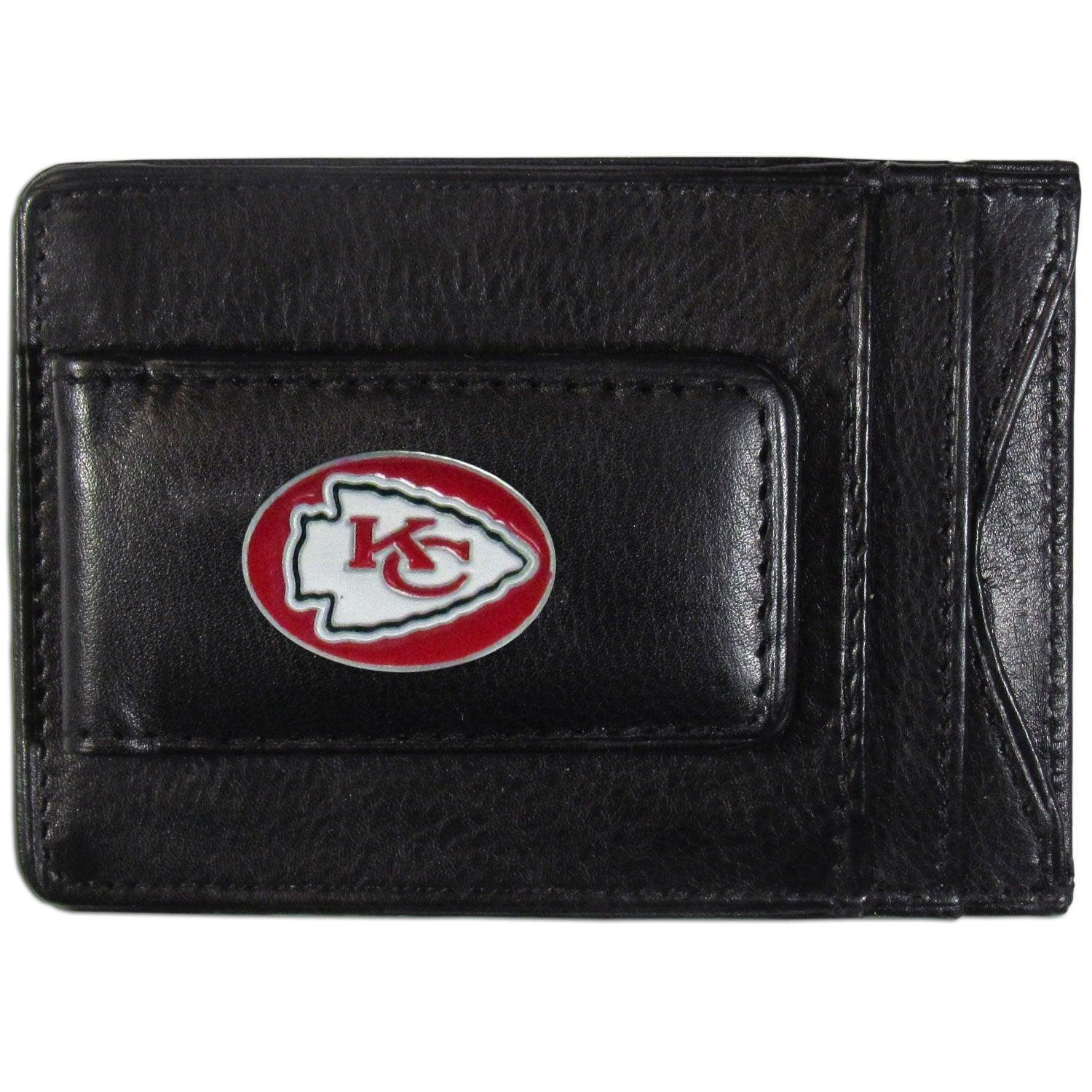 Kansas City Chiefs Leather Cash & Cardholder - Kansas City Chiefs