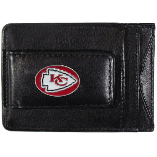 Kansas City Chiefs Leather Cash & Cardholder - Flyclothing LLC