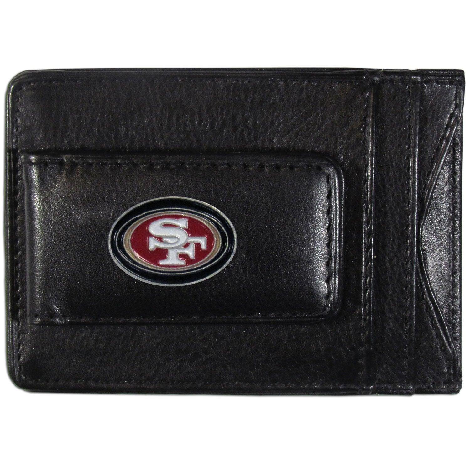 San Francisco 49ers Leather Cash & Cardholder - Siskiyou Buckle