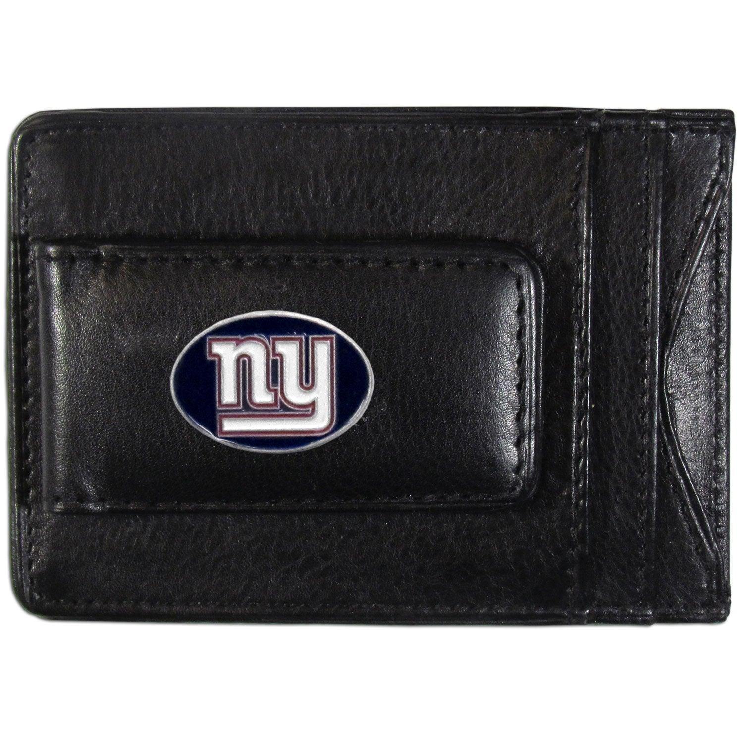 New York Giants Leather Cash & Cardholder - Siskiyou Buckle