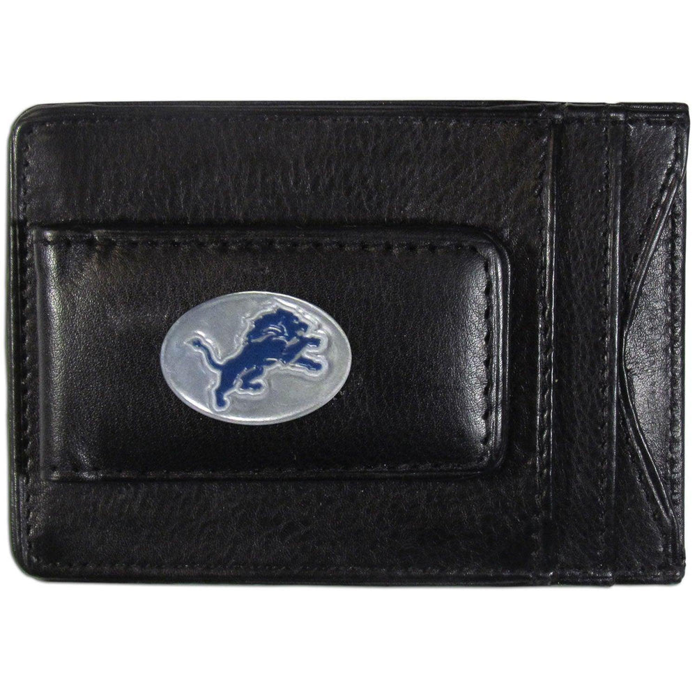 Detroit Lions Leather Cash & Cardholder - Siskiyou Buckle