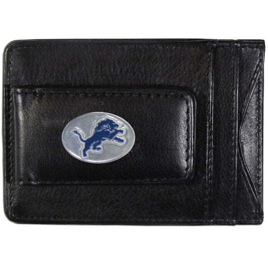 Detroit Lions Leather Cash & Cardholder - Flyclothing LLC