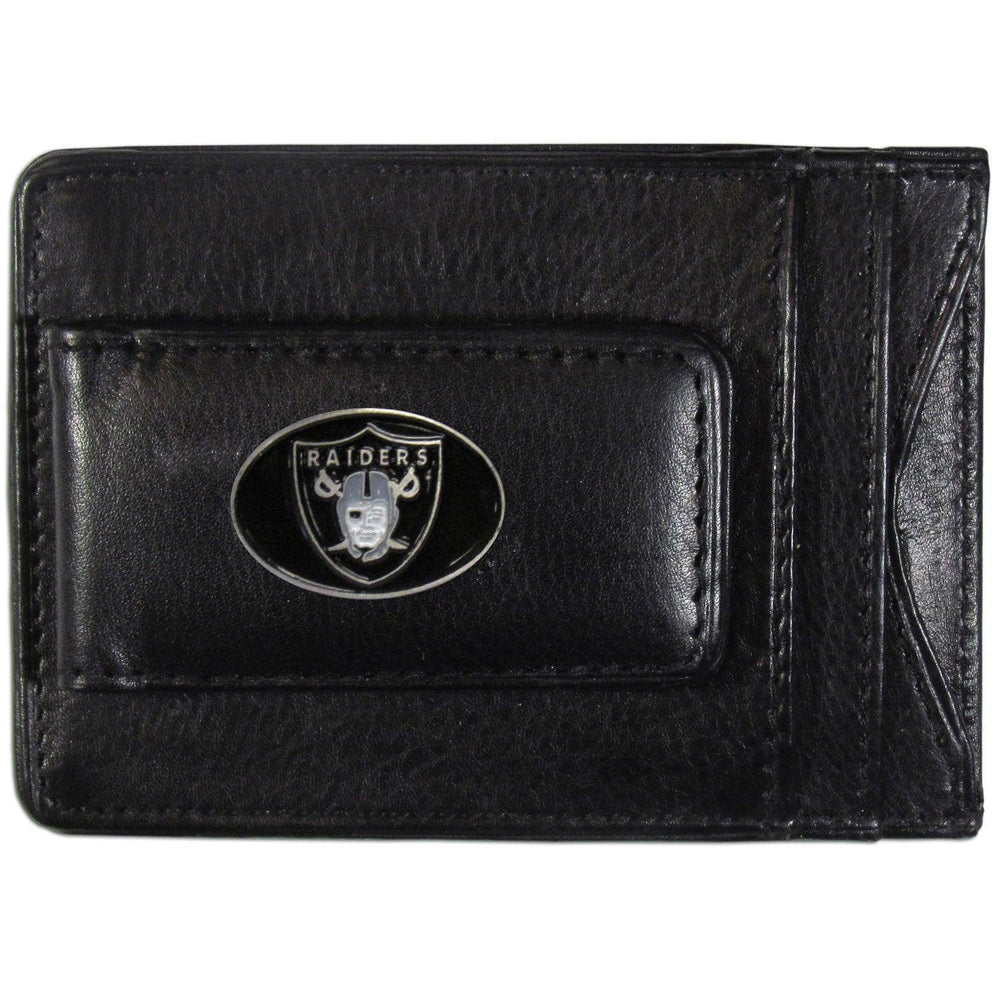 Las Vegas Raiders Leather Cash & Cardholder - Siskiyou Buckle