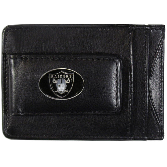 Las Vegas Raiders Leather Cash & Cardholder - Siskiyou Buckle