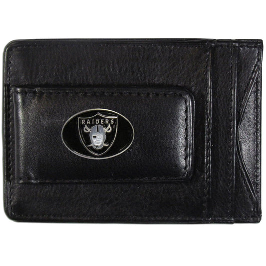 Las Vegas Raiders Leather Cash & Cardholder - Flyclothing LLC