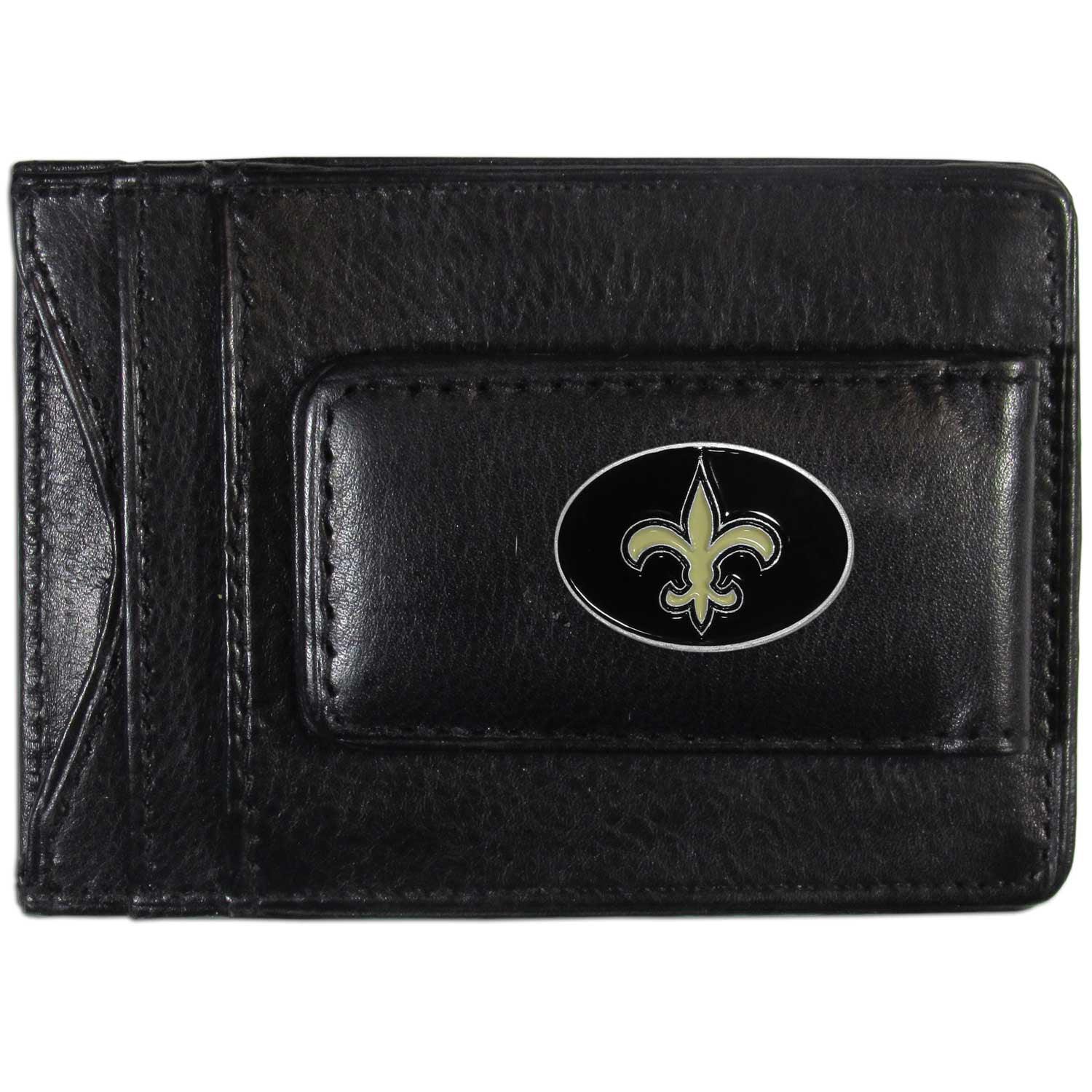 New Orleans Saints Leather Cash & Cardholder - Flyclothing LLC