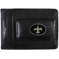 New Orleans Saints Leather Cash & Cardholder - Siskiyou Buckle