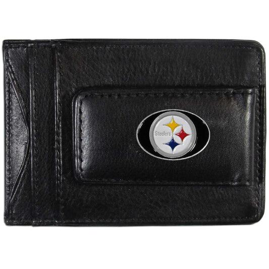 Pittsburgh Steelers Leather Cash & Cardholder - Flyclothing LLC