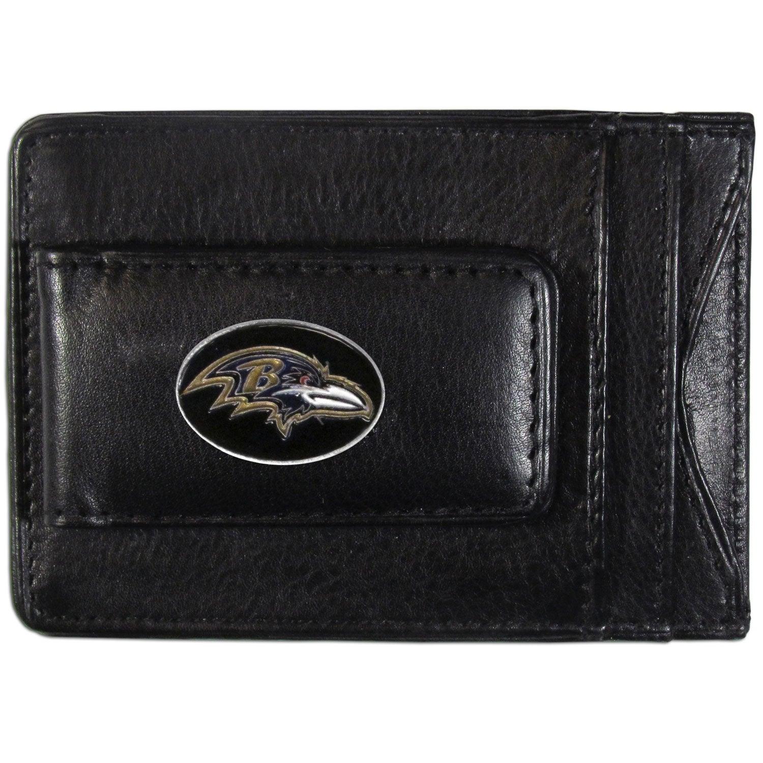 Baltimore Ravens Leather Cash & Cardholder - Flyclothing LLC