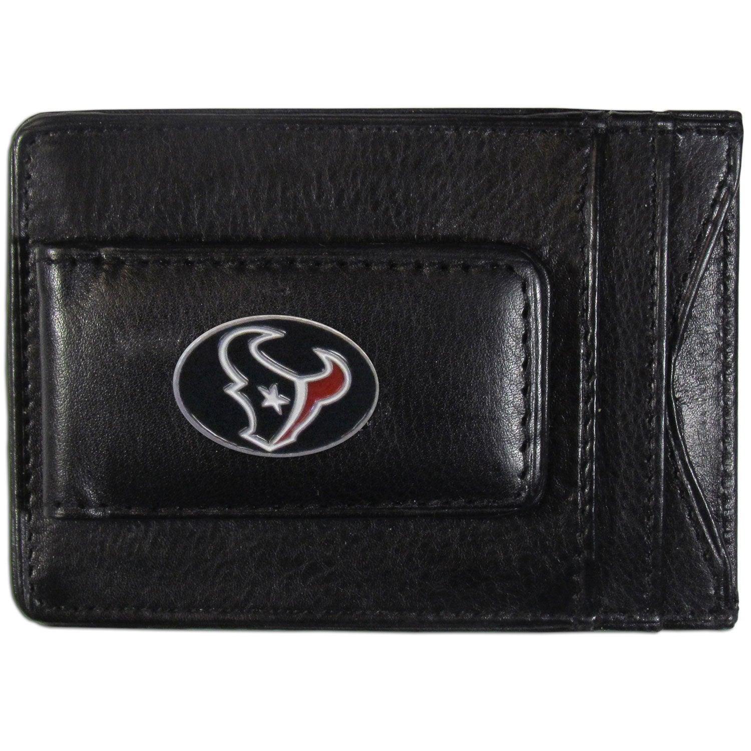 Houston Texans Leather Cash & Cardholder - Siskiyou Buckle