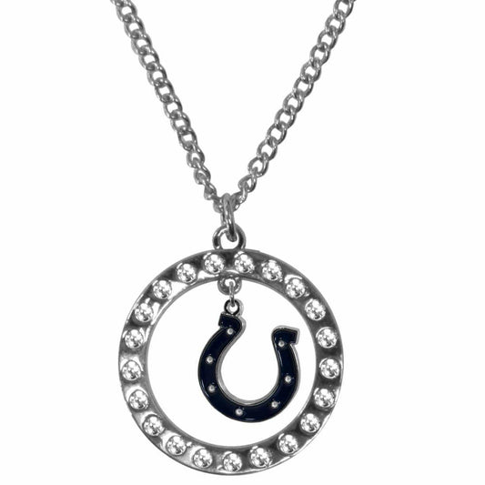 Indianapolis Colts Rhinestone Hoop Necklaces - Siskiyou Buckle