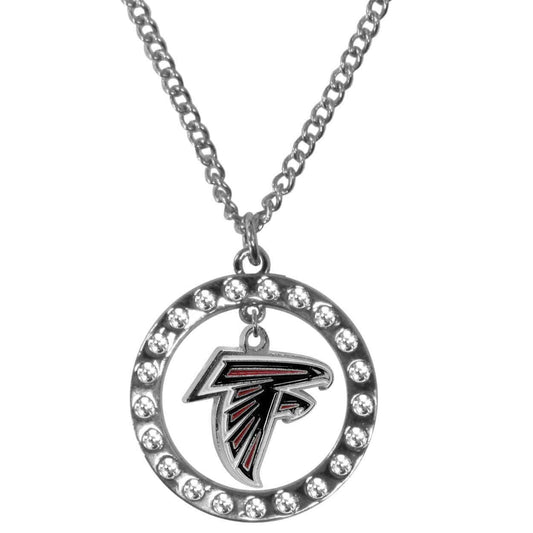 Atlanta Falcons Rhinestone Hoop Necklaces - Siskiyou Buckle