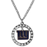 New York Giants Rhinestone Hoop Necklaces - Siskiyou Buckle - Flyclothing LLC