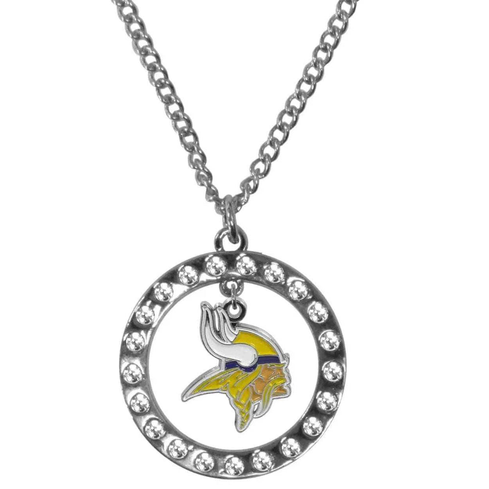 Minnesota Vikings Rhinestone Hoop Necklaces - Siskiyou Buckle - Flyclothing LLC