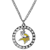Minnesota Vikings Rhinestone Hoop Necklaces - Siskiyou Buckle - Flyclothing LLC