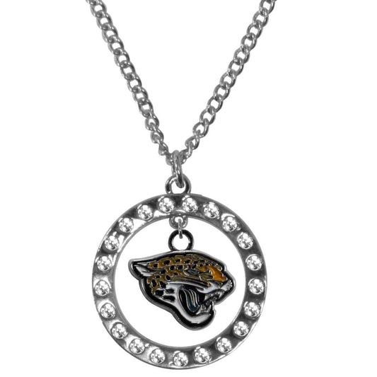 Jacksonville Jaguars Rhinestone Hoop Necklaces - Siskiyou Buckle