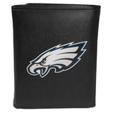 Philadelphia Eagles Leather Tri-fold Wallet, Large Logo - Siskiyou Buckle