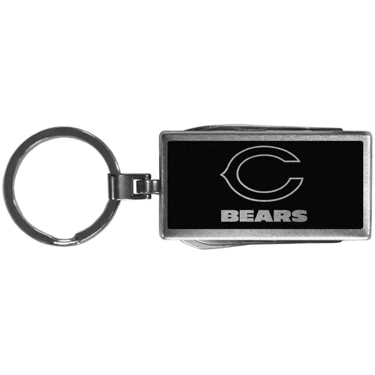 Chicago Bears Multi-tool Key Chain, Black - Flyclothing LLC