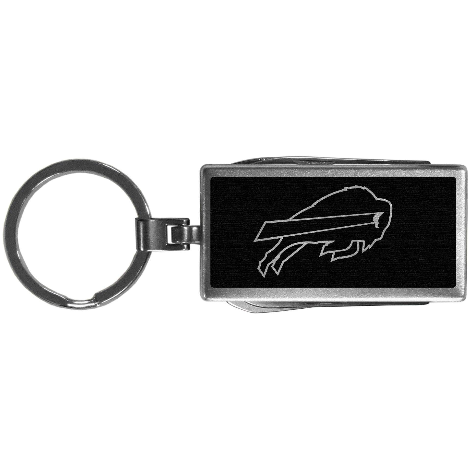 Buffalo Bills Multi-tool Key Chain, Black - Siskiyou Buckle