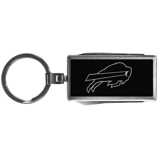 Buffalo Bills Multi-tool Key Chain, Black - Siskiyou Buckle