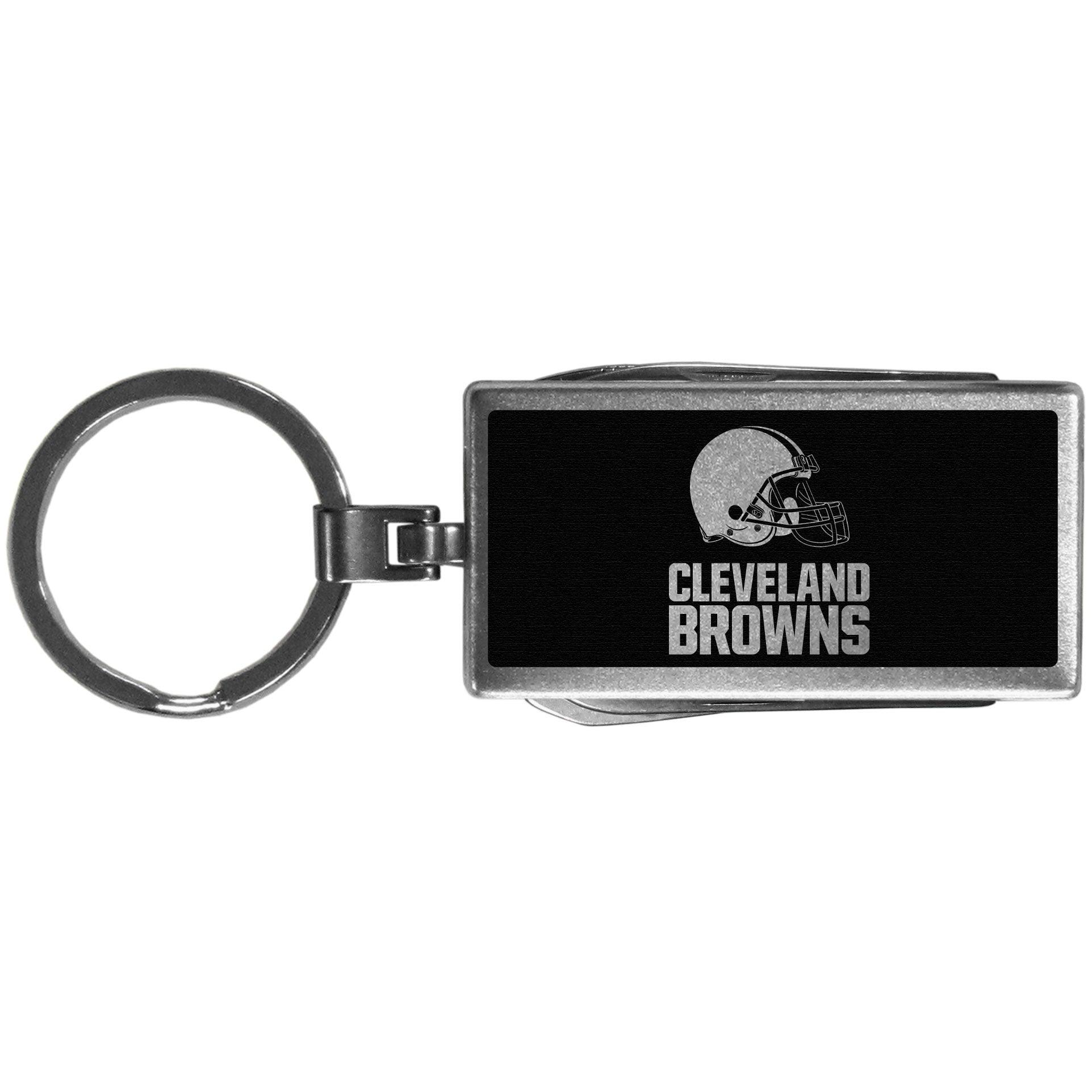 Cleveland Browns Multi-tool Key Chain, Black - Flyclothing LLC